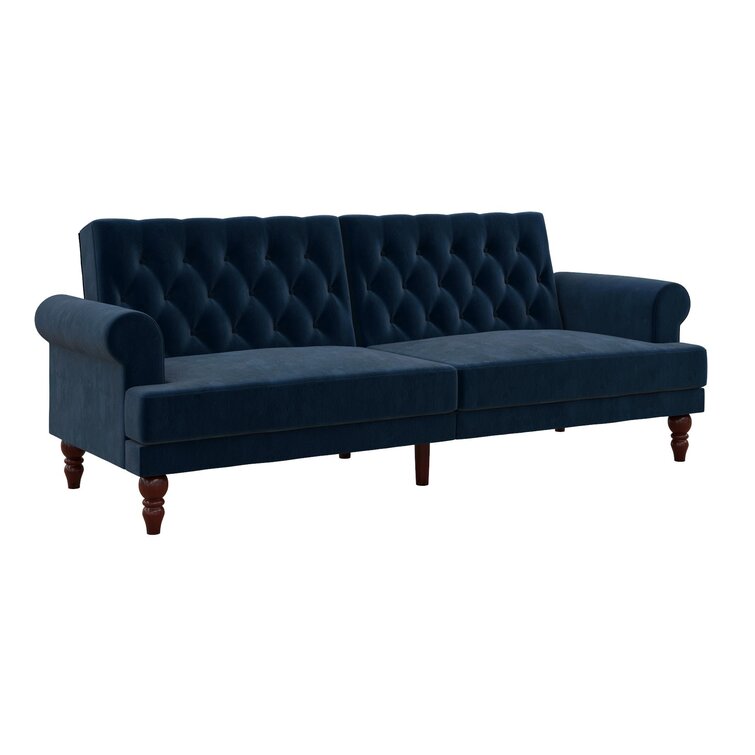 Cassidy twin tufted store back convertible sofa